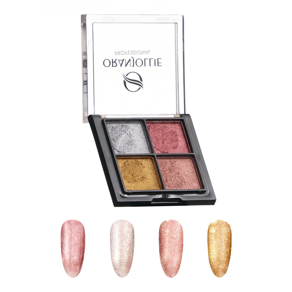Holographic pigment palette 007 W58F Oranjollie