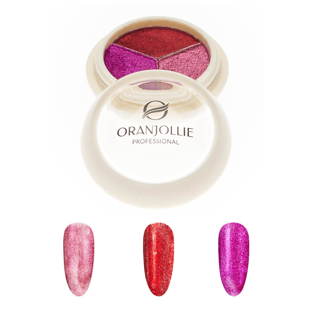Holographic pigment palette 008 A57F Oranjollie