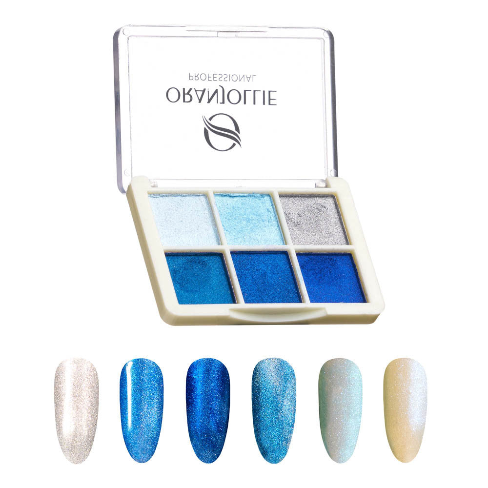 Holographic pigment palette 009 W59F Oranjollie