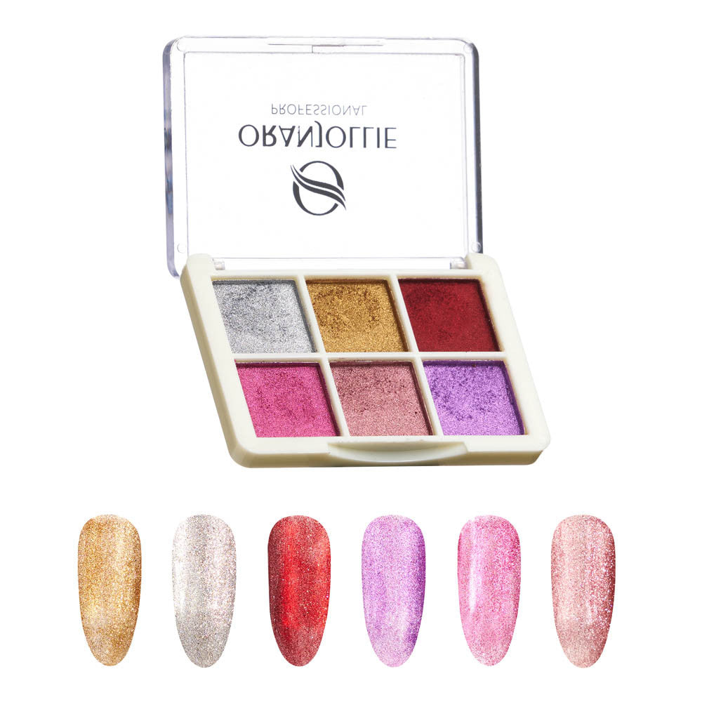 Holographic pigment palette 013 W59H Oranjollie