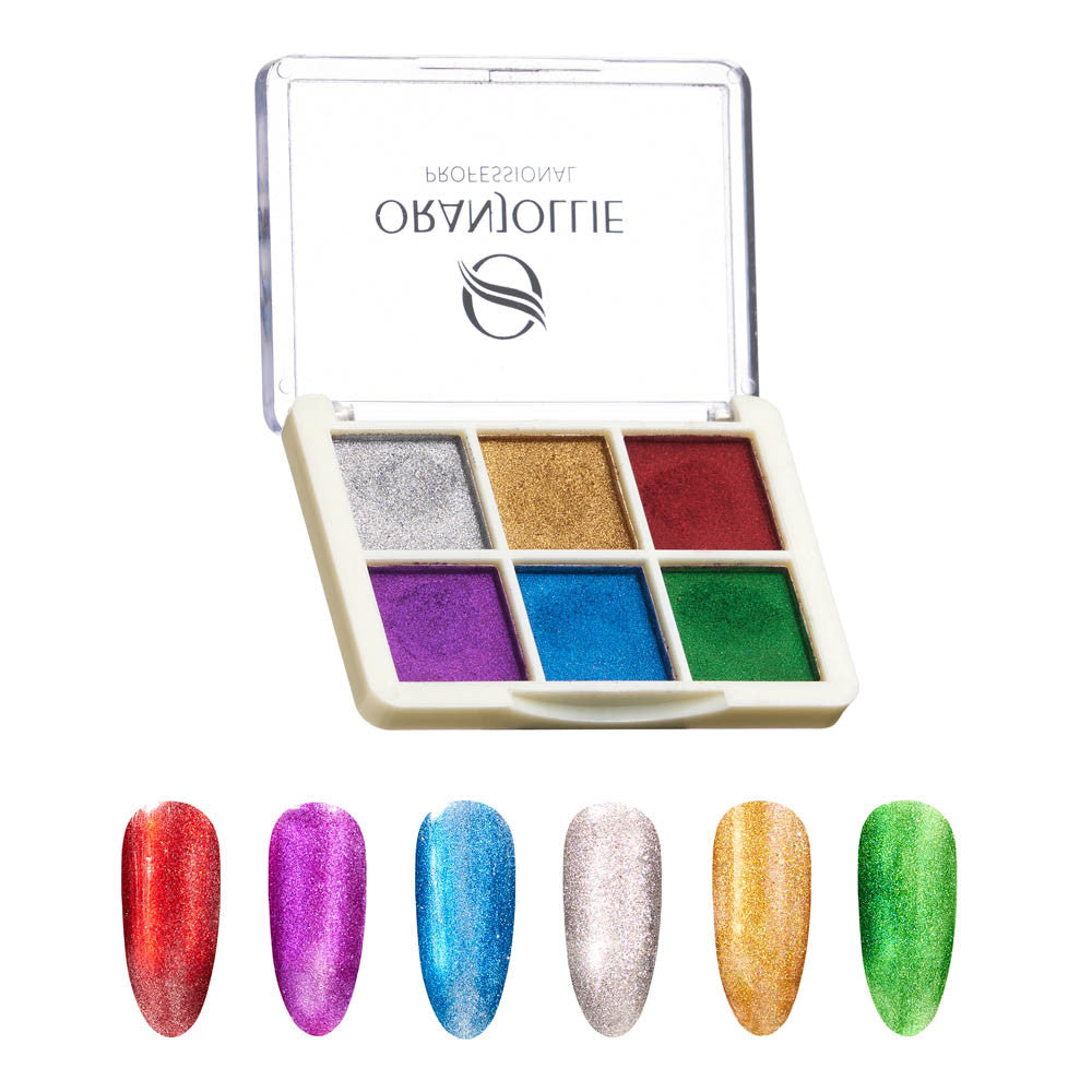Holographic pigment palette 014 W59I Oranjollie