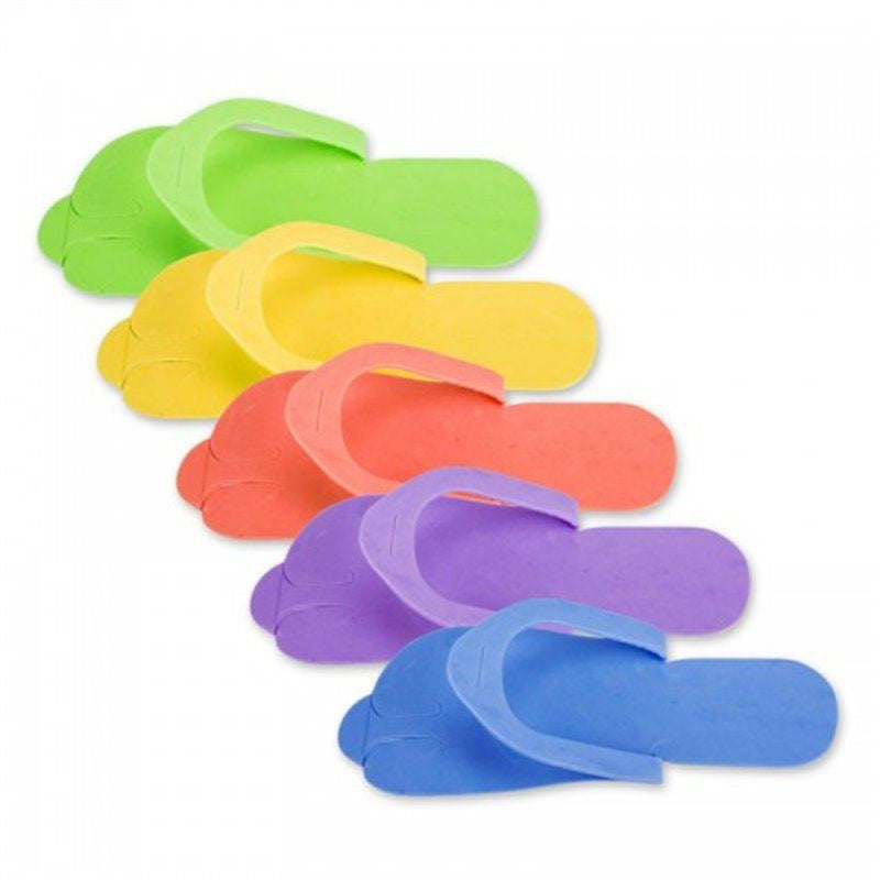 Papuci unica folosinta pedichiura 12 perechi/set Oranjollie