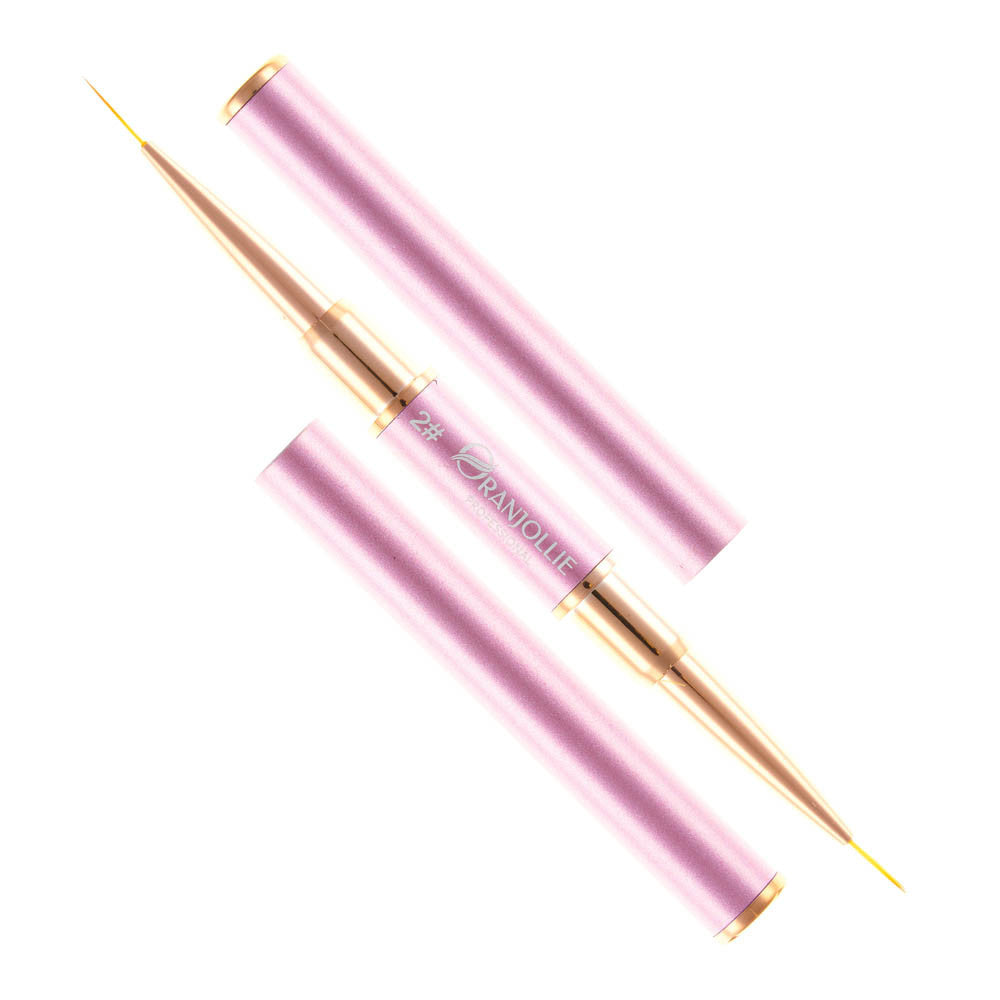 Pensula 2 capete rose gold X28-2 Oranjollie