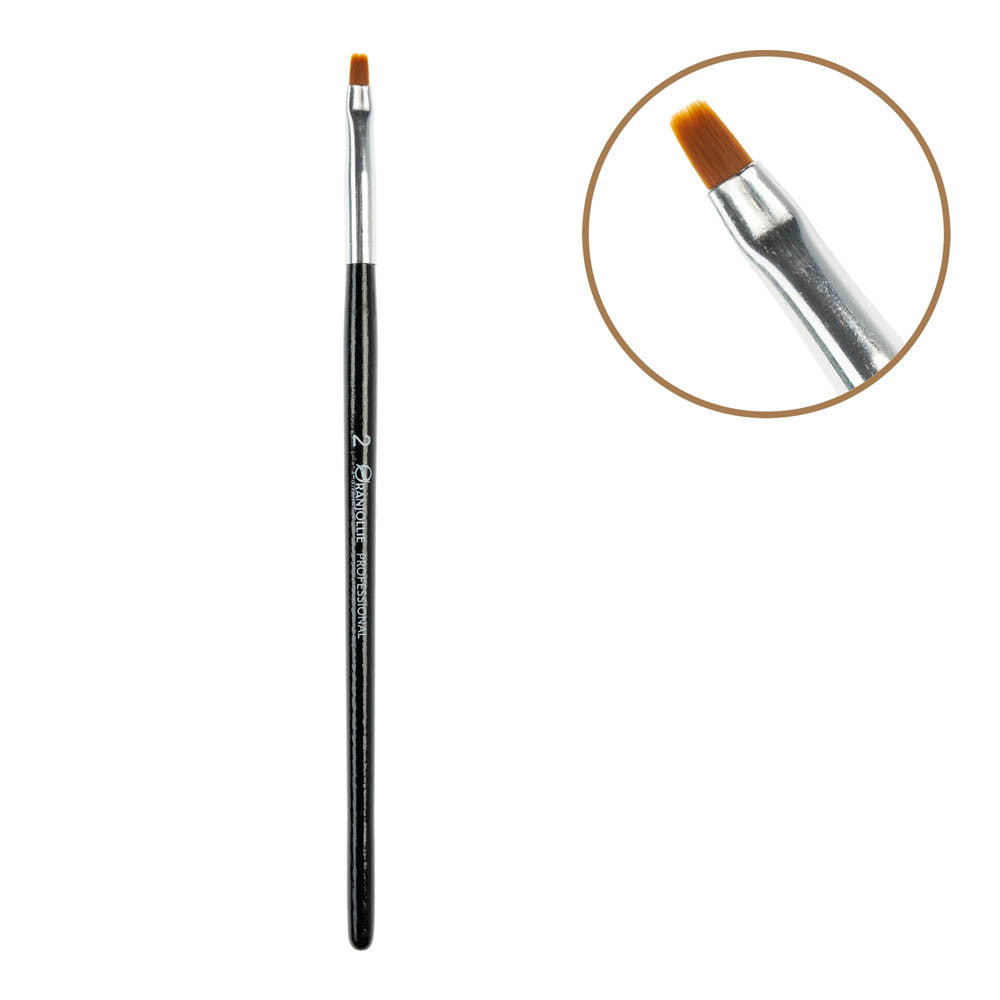 Pensula gel lemn Nr.2 W71-2 Oranjollie