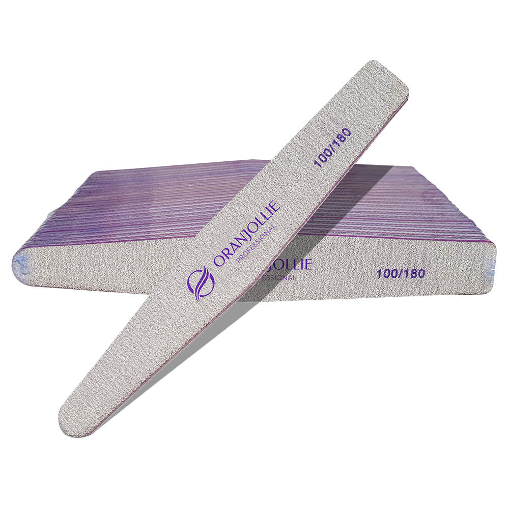 Pila abraziva 2 forme Oranjollie 100/180 - set 25 buc