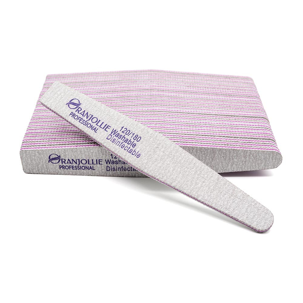 Pila abraziva 2 forme Oranjollie 120/180 鈥�set 25 buc
