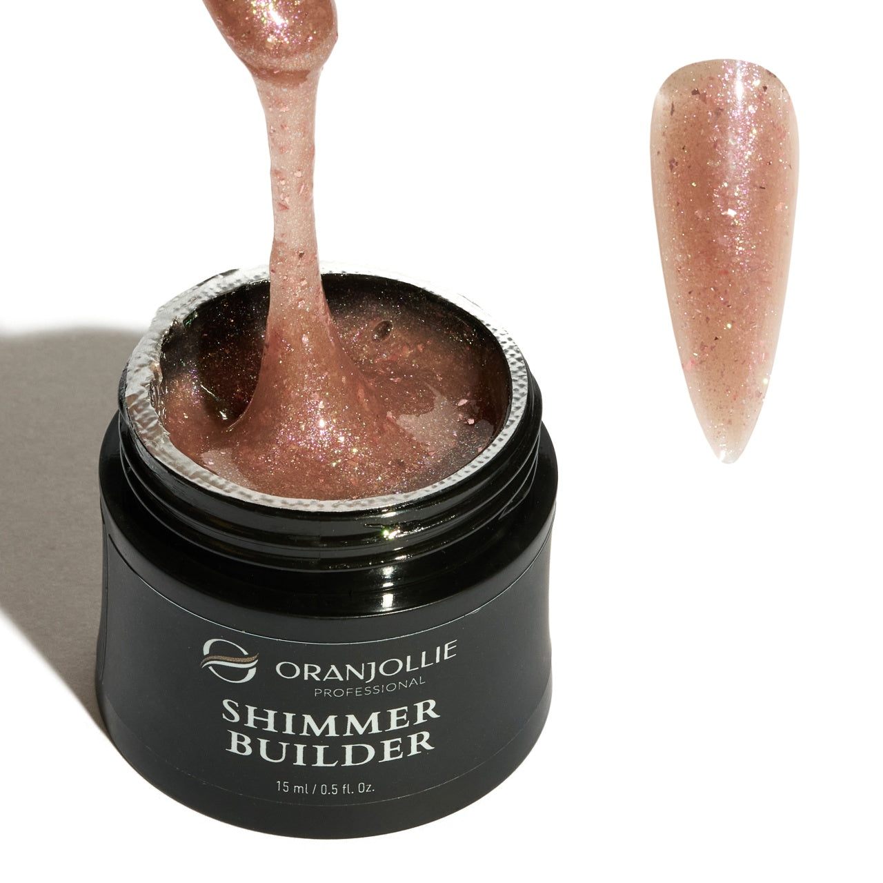Shimmer Builder Gel Golden Sand 15g Oranjollie