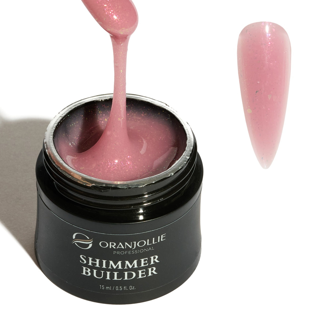 Shimmer Builder Gel Pinky Flakes 15g Oranjollie
