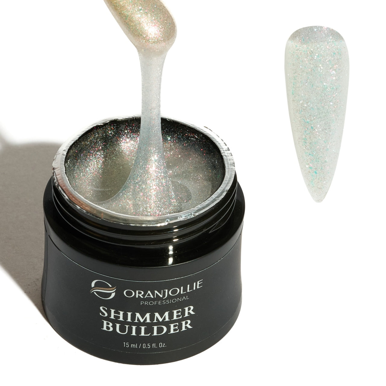 Shimmer Builder Gel Rainbow Glittery 15g Oranjollie