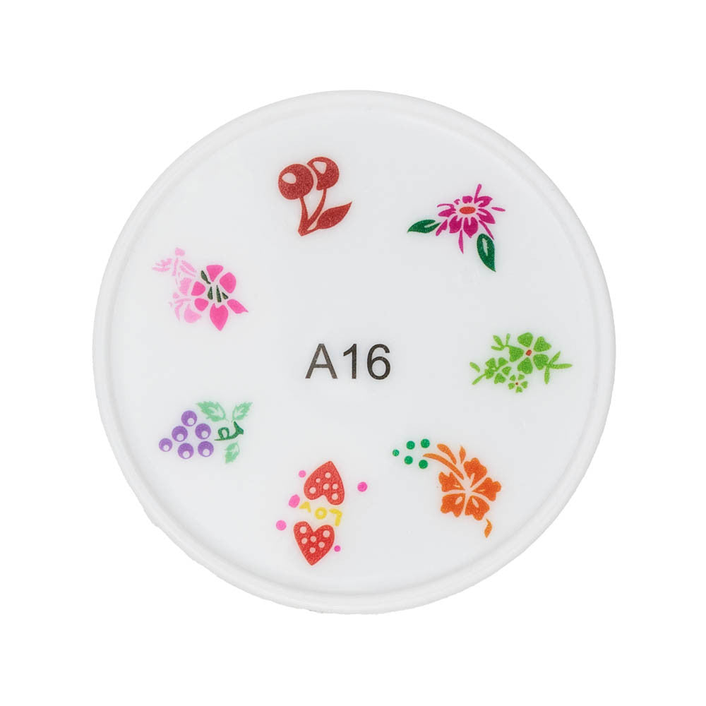 Stampila unghii rotunda A16 Oranjollie