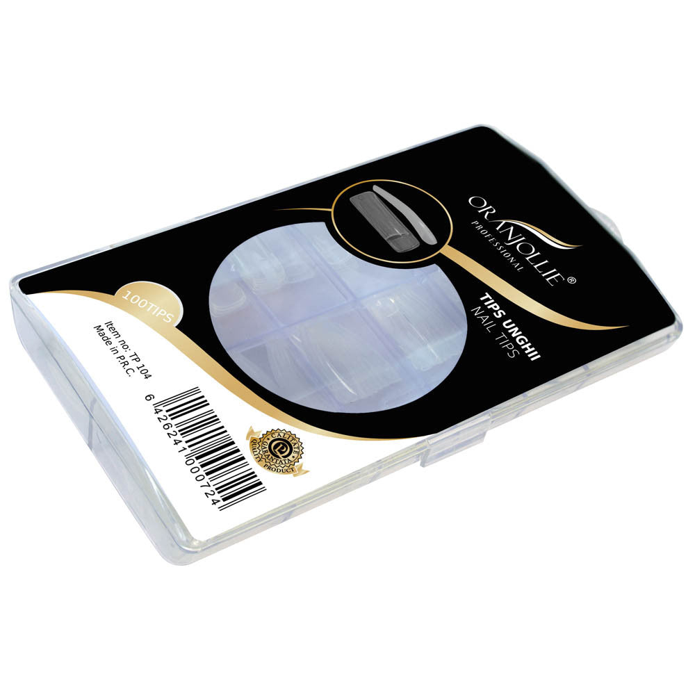 Tips Oranjollie transparent sant mare 100 buc
