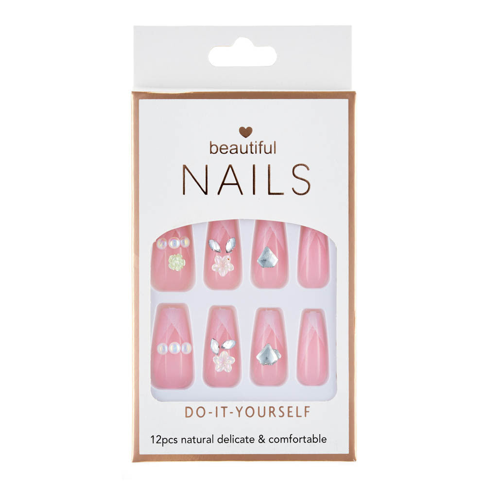 Unghii false adulti x55 pink