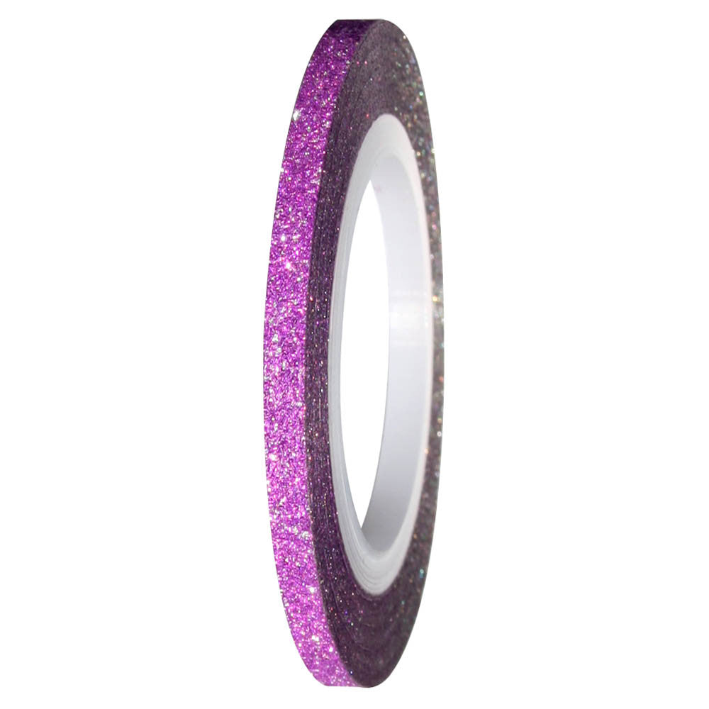 Banda metalica lata cu sclipici Mov