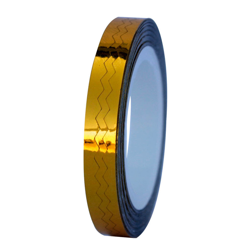 Banda metalica zig zag Auriu