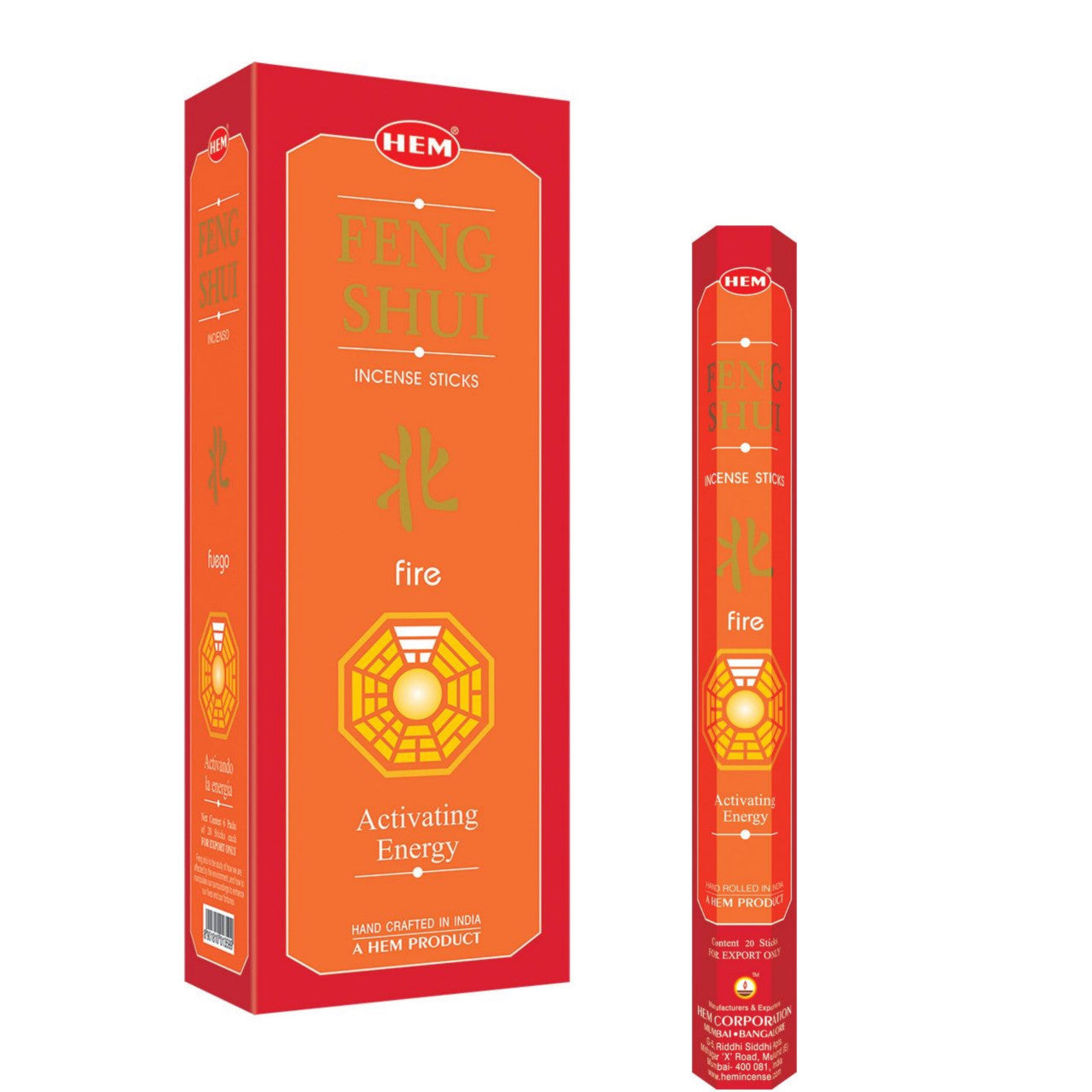 Betisoare parfumate Feng Shui Fire Set 6buc