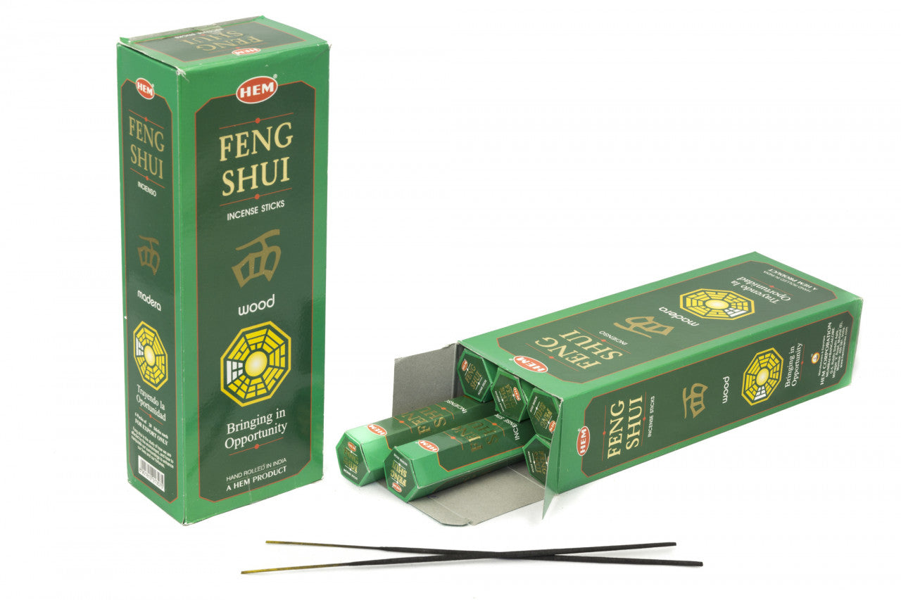 Betisoare parfumate Feng Shui Wood Set 6buc
