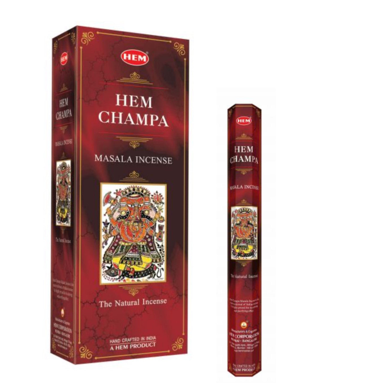 Betisoare parfumate Hem Champa Set 6buc