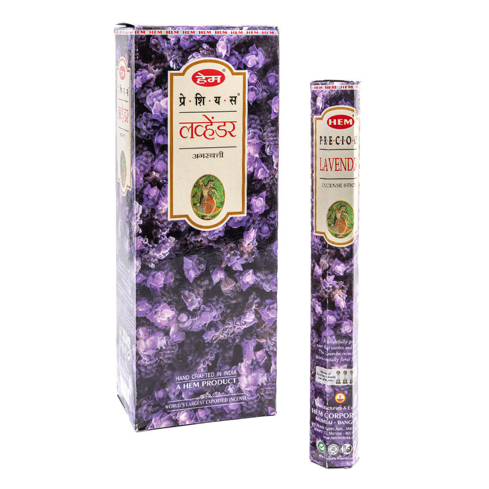 Betisoare parfumate HEM India Precious Lavander (Lavanda) Set 6buc