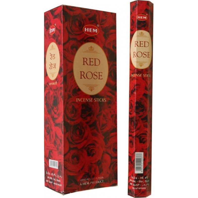 Betisoare parfumate Red Rose Set 6buc