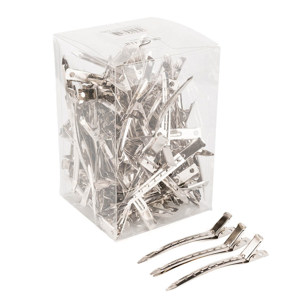 Clips Oranjollie metal mare Set - 100buc