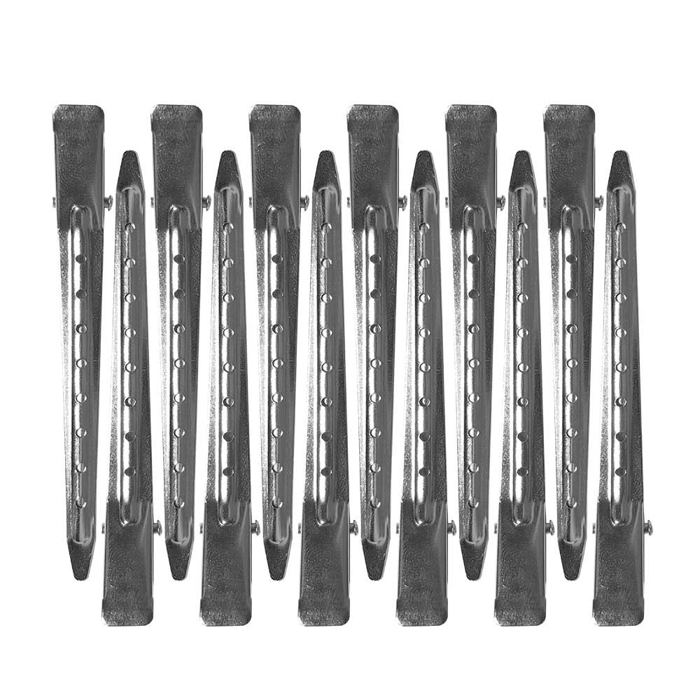 Clips Oranjollie metal mare Set - 12buc