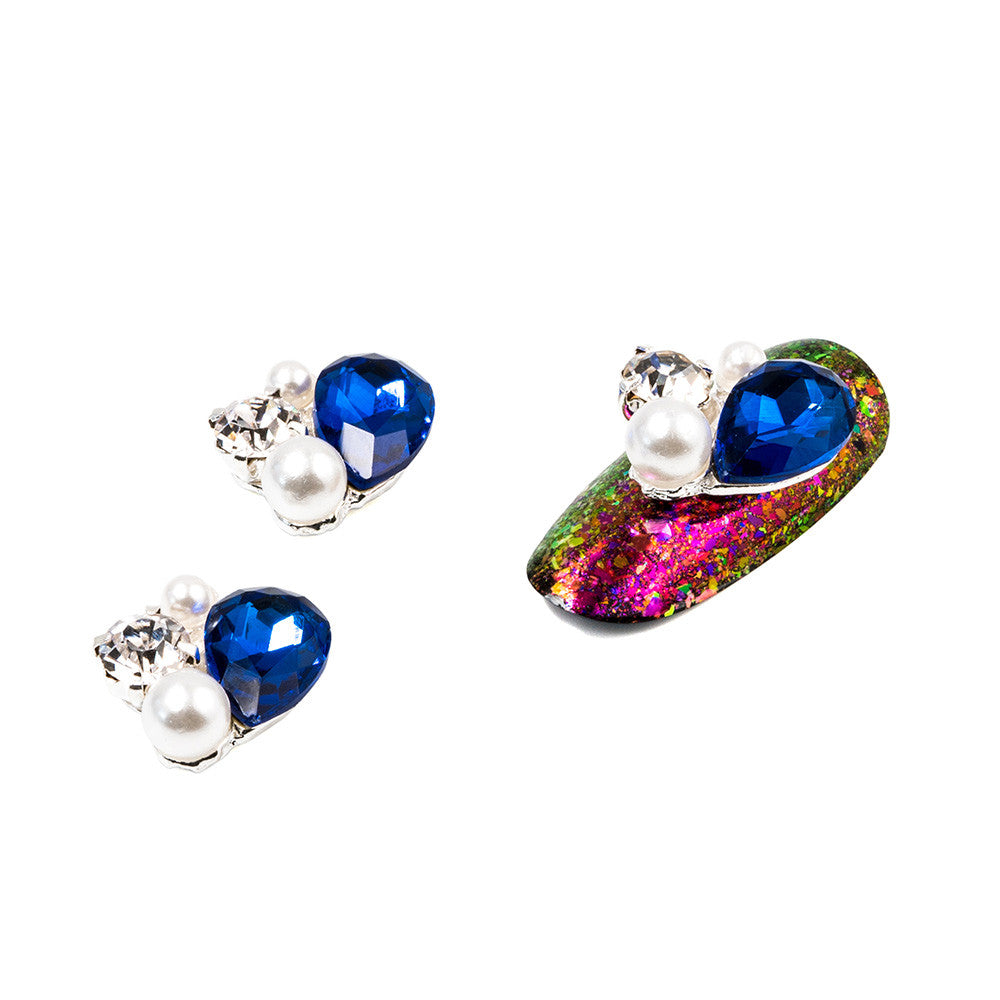 Cristale pentru unghii Blue Crystal Nr 81 Set 3 buc