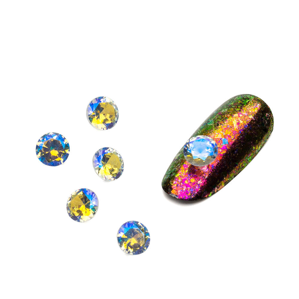 Cristale pentru unghii Multicolor Nr 3 Set 5 buc