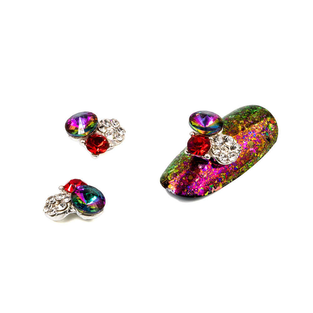 Cristale pentru unghii Multicolor Nr 59 Set 3 buc