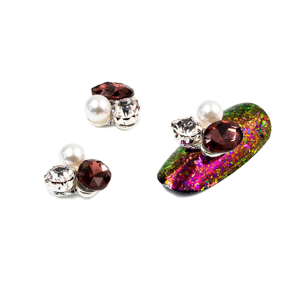 Cristale pentru unghii Multicolor Nr 72 Set 3 buc