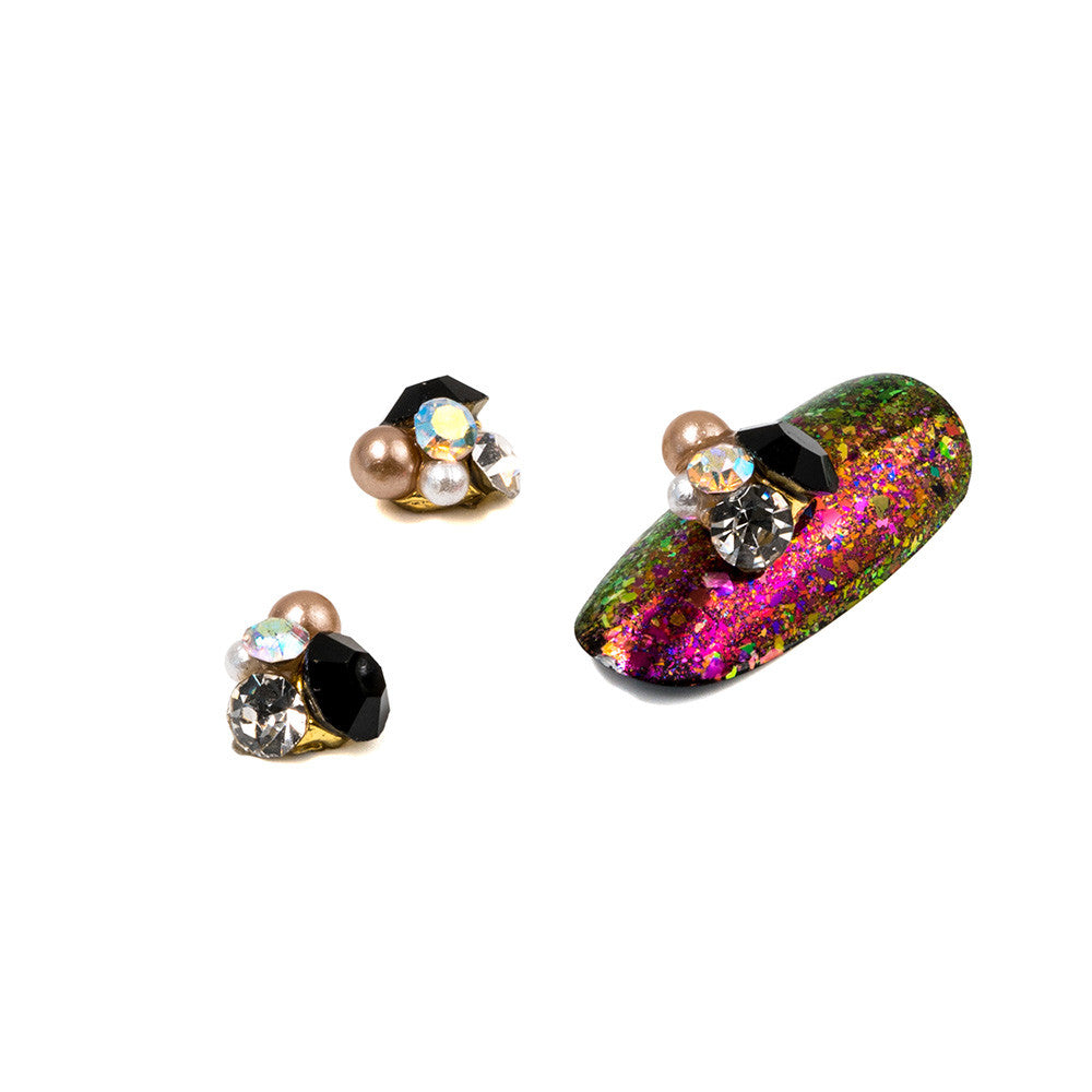 Cristale pentru unghii Multicolor Nr 73 Set 3 buc