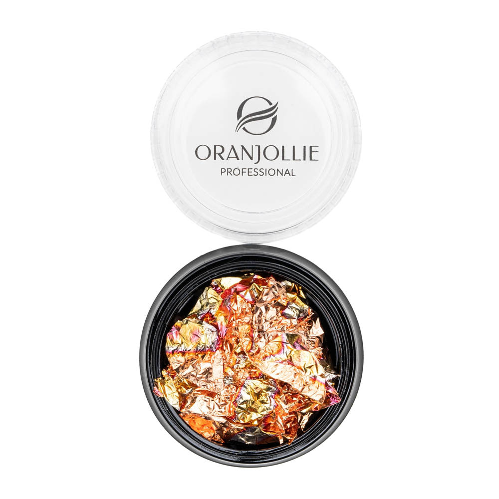 Metallic nail decoration foil 005 Oranjollie