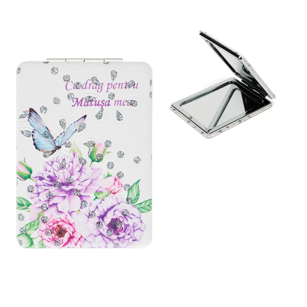 Oglinda pocket Cu drag pentru matusa mea Oranjollie