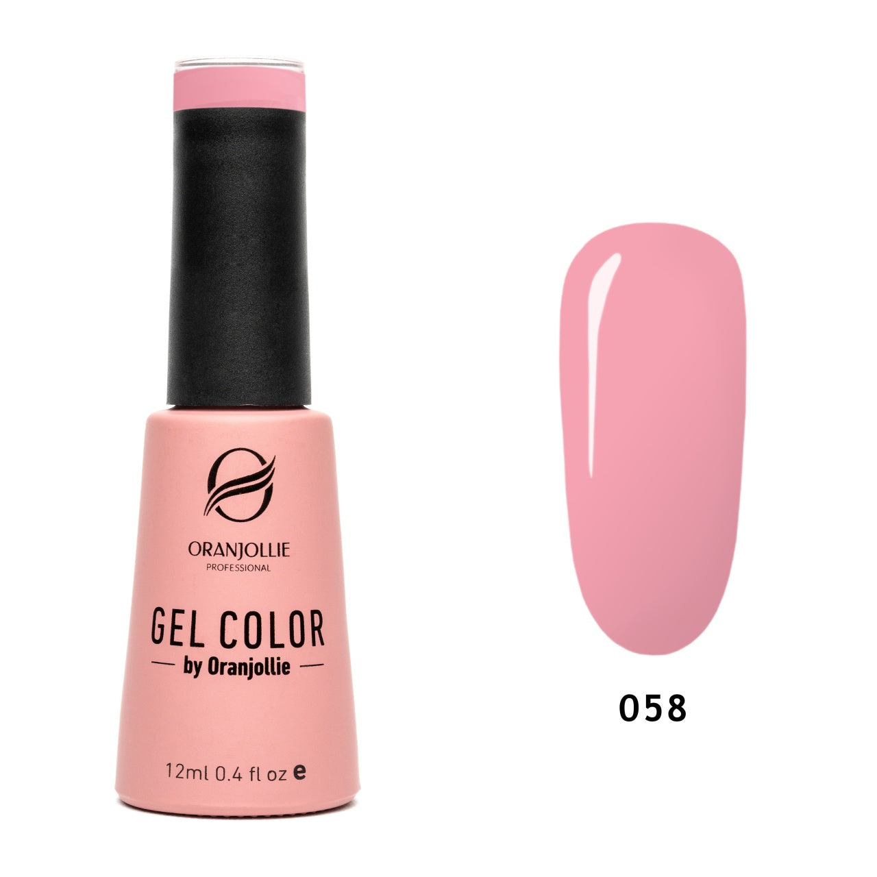 Oja semipermanenta Gel Color Nr.058 12ml Oranjollie