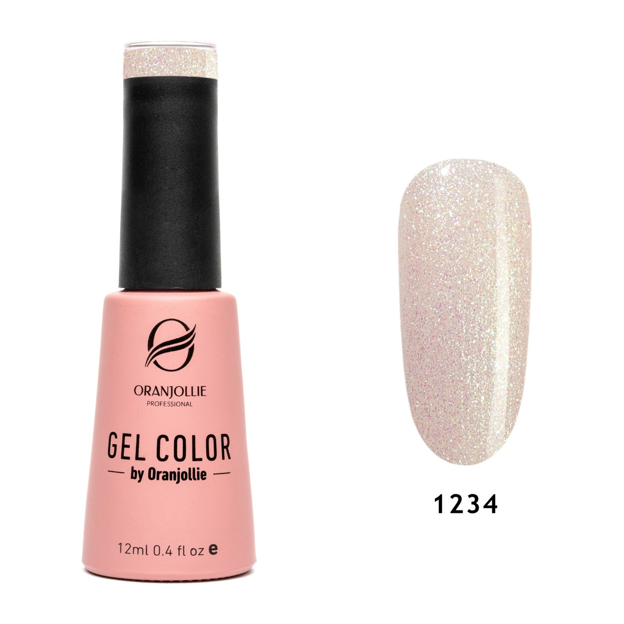 Oja semipermanenta Gel Color Nr.1234 12ml Oranjollie