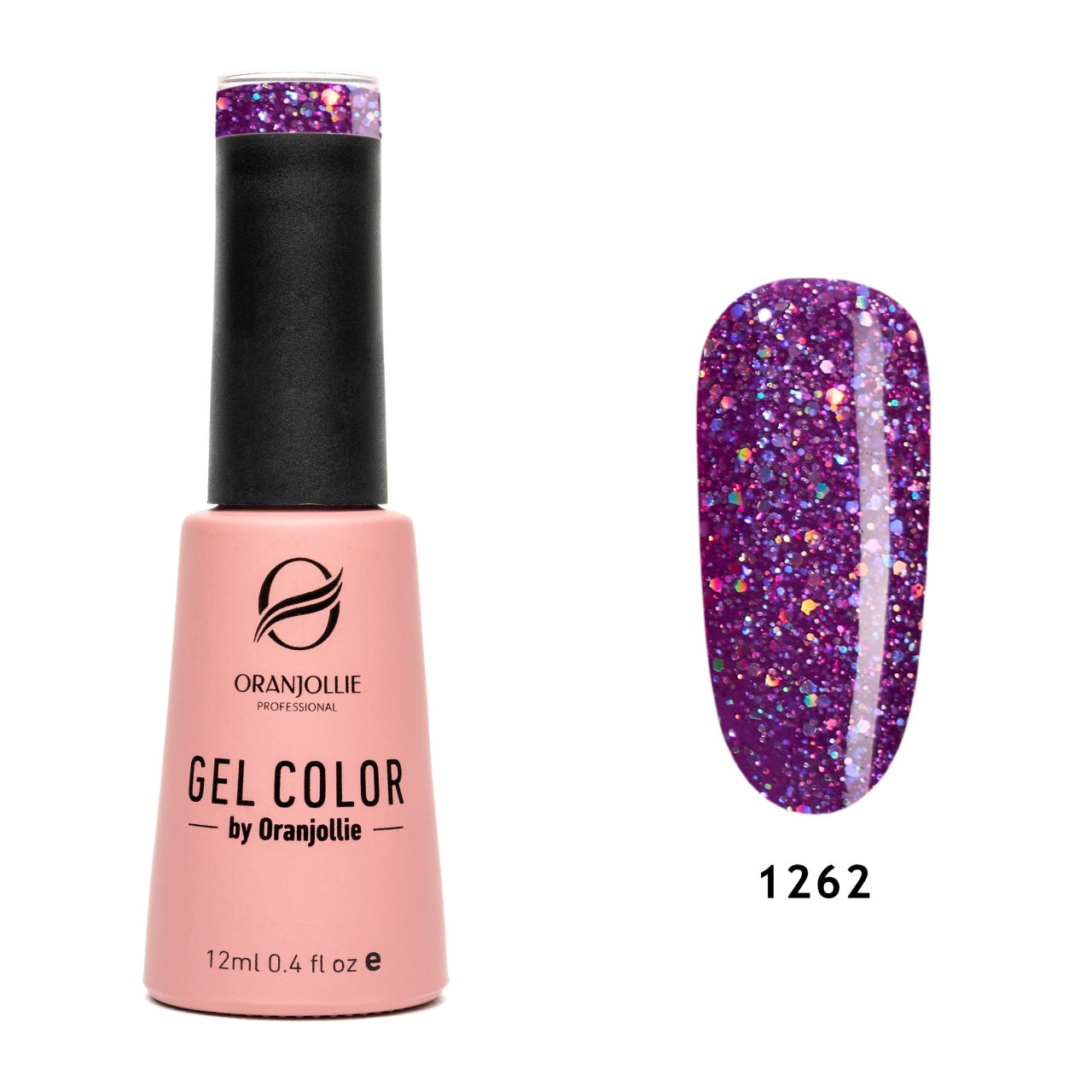 Oja semipermanenta Gel Color Nr.1262 12ml Oranjollie