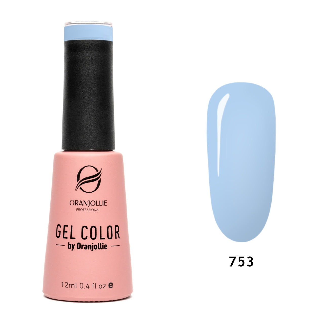 Oja semipermanenta Gel Color Nr.753 12ml Oranjollie