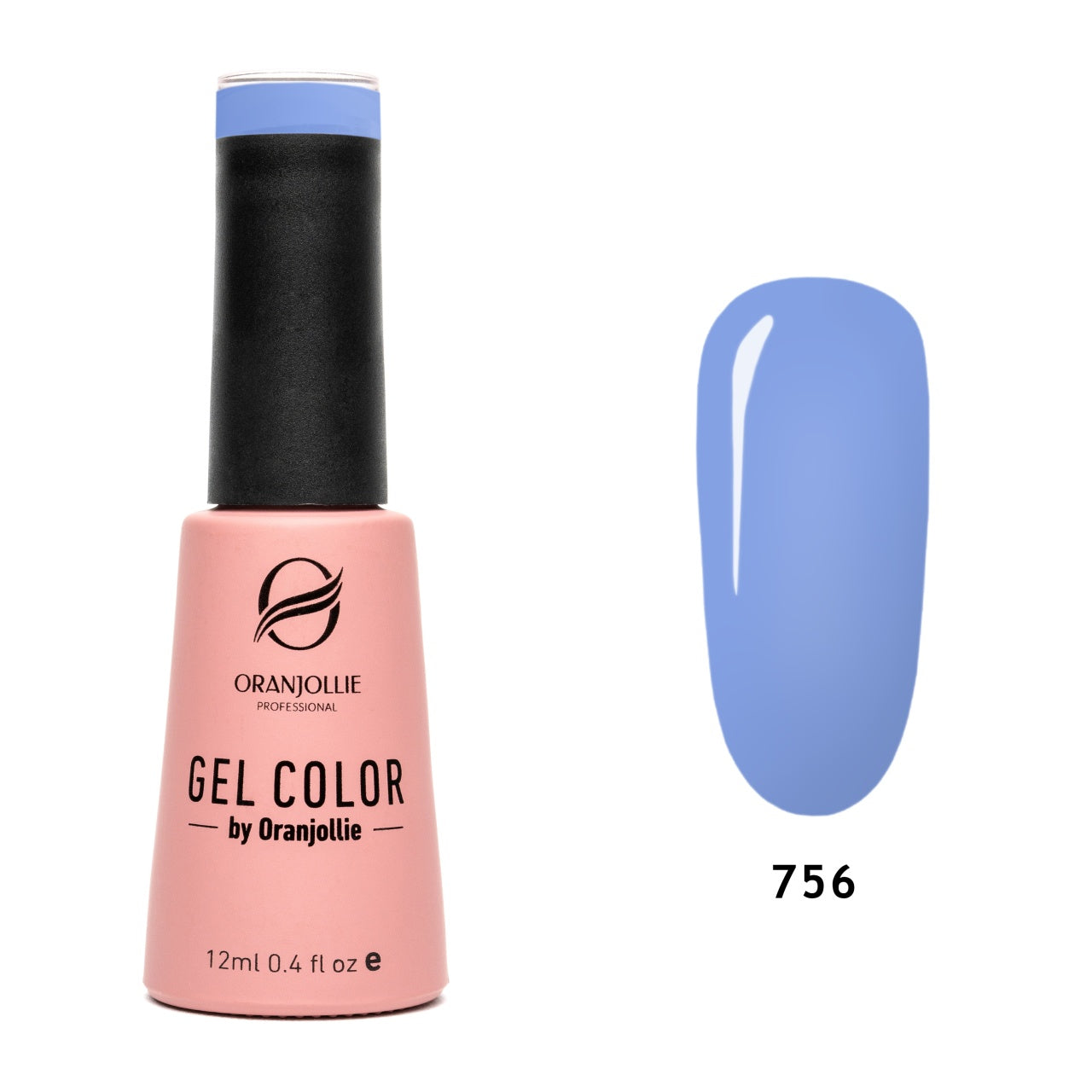 Oja semipermanenta Gel Color Nr.756 12ml Oranjollie