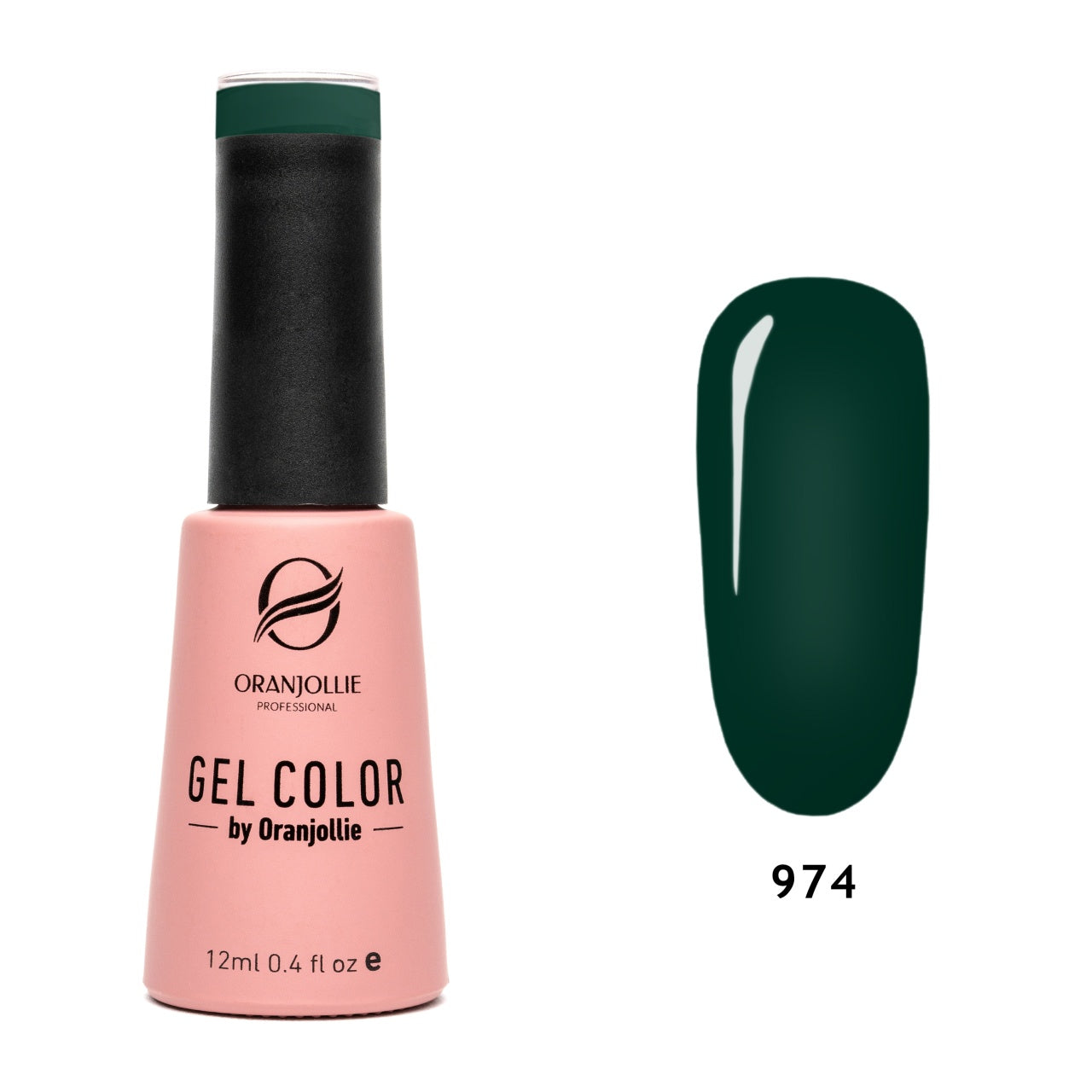 Oja semipermanenta Gel Color Nr.974 12ml Oranjollie