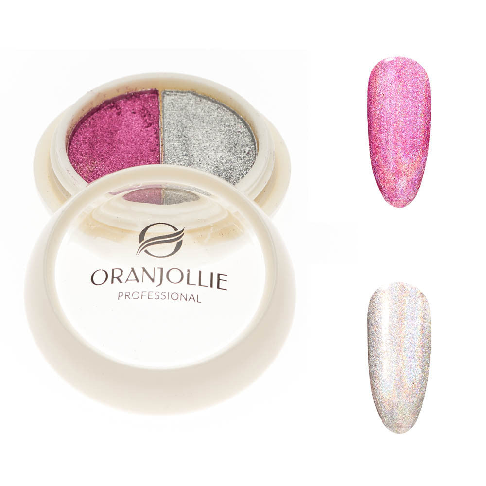 Holographic pigments palette 003 W56B Oranjollie
