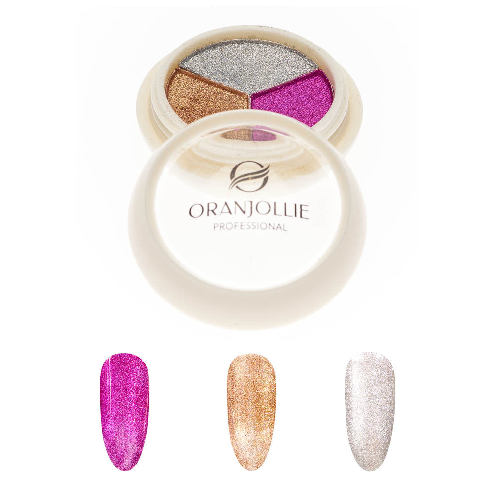Holographic pigment palette 009 A57G Oranjollie