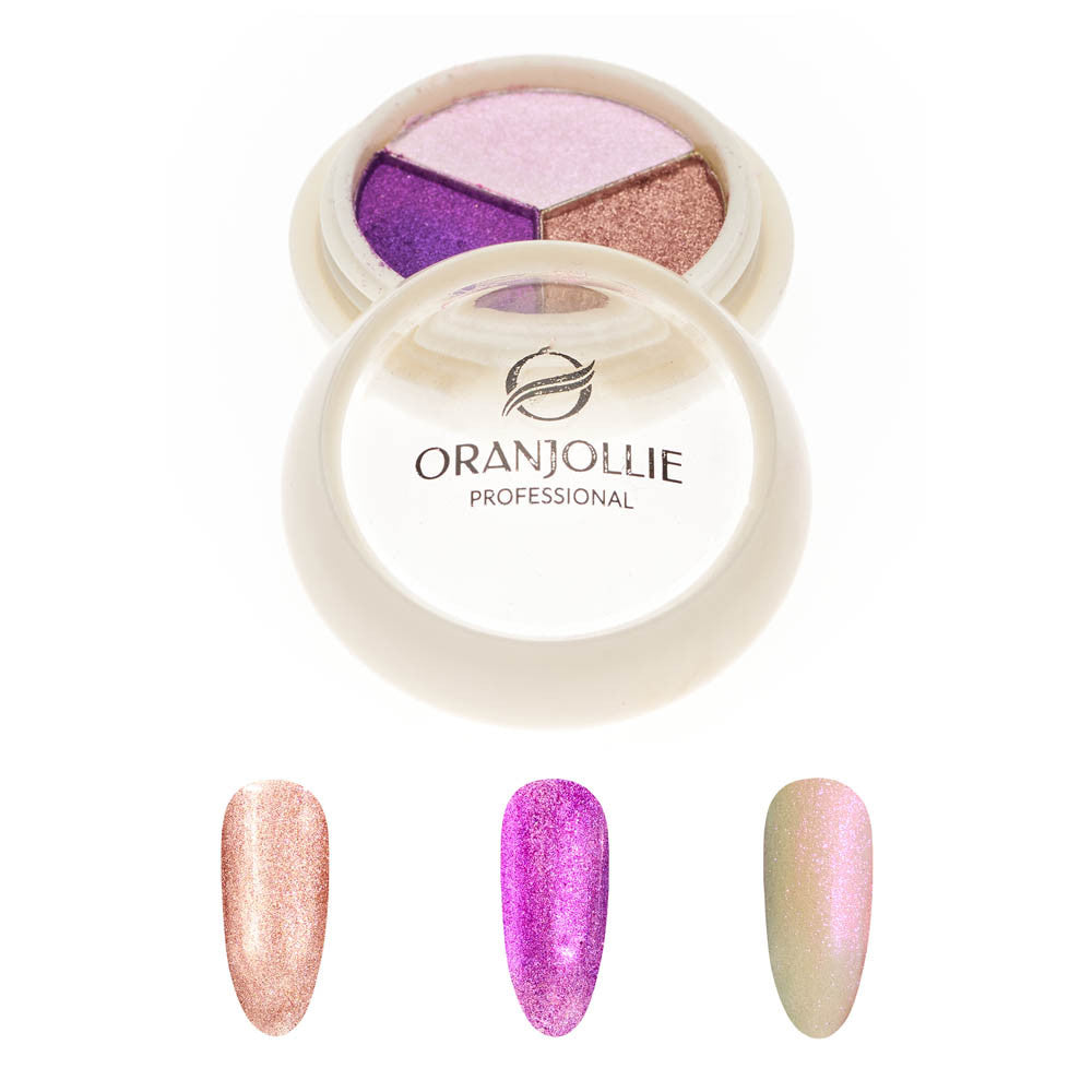 Holographic pigment palette 012 A57I Oranjollie