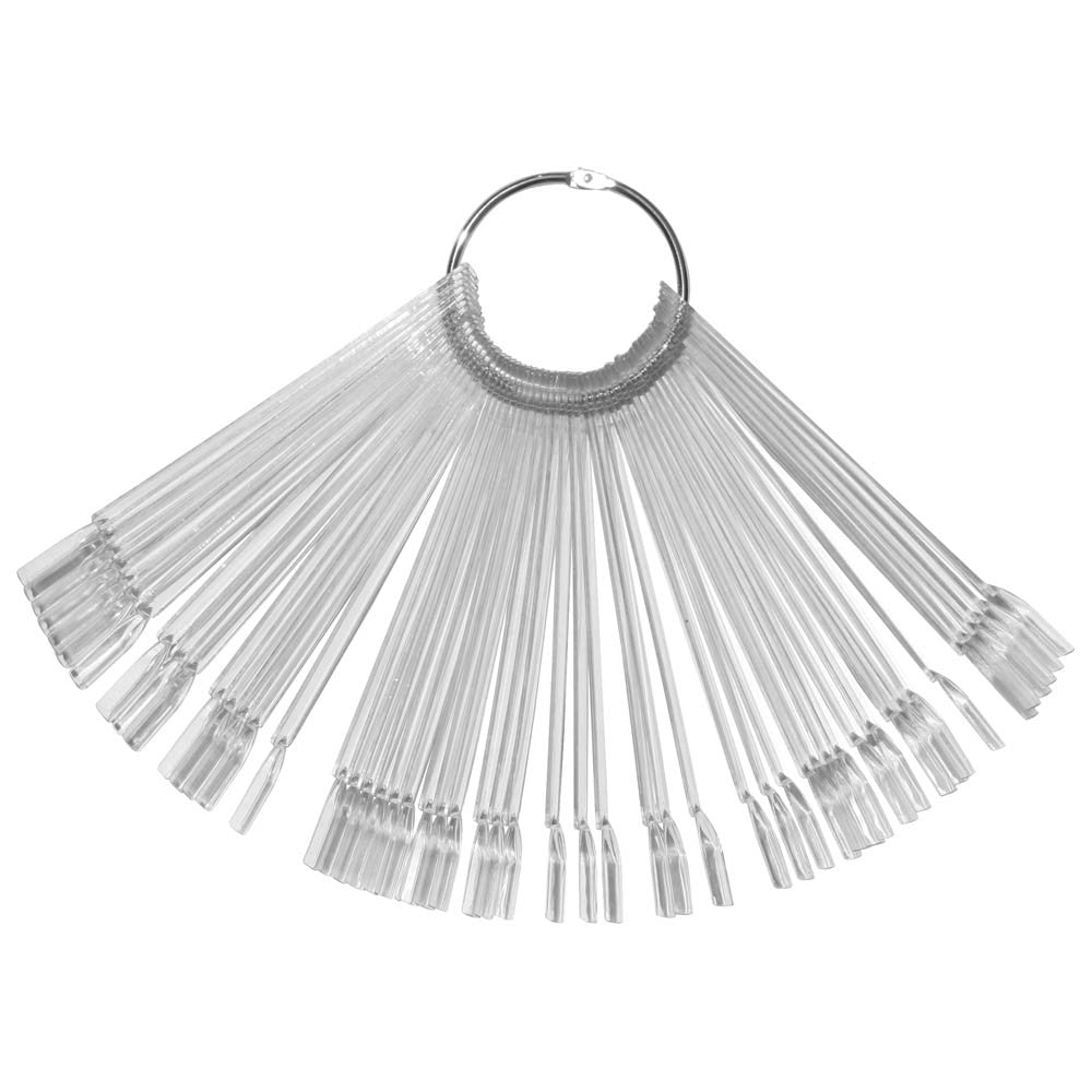 Paletar inel transparent Oranjollie 50 buc.