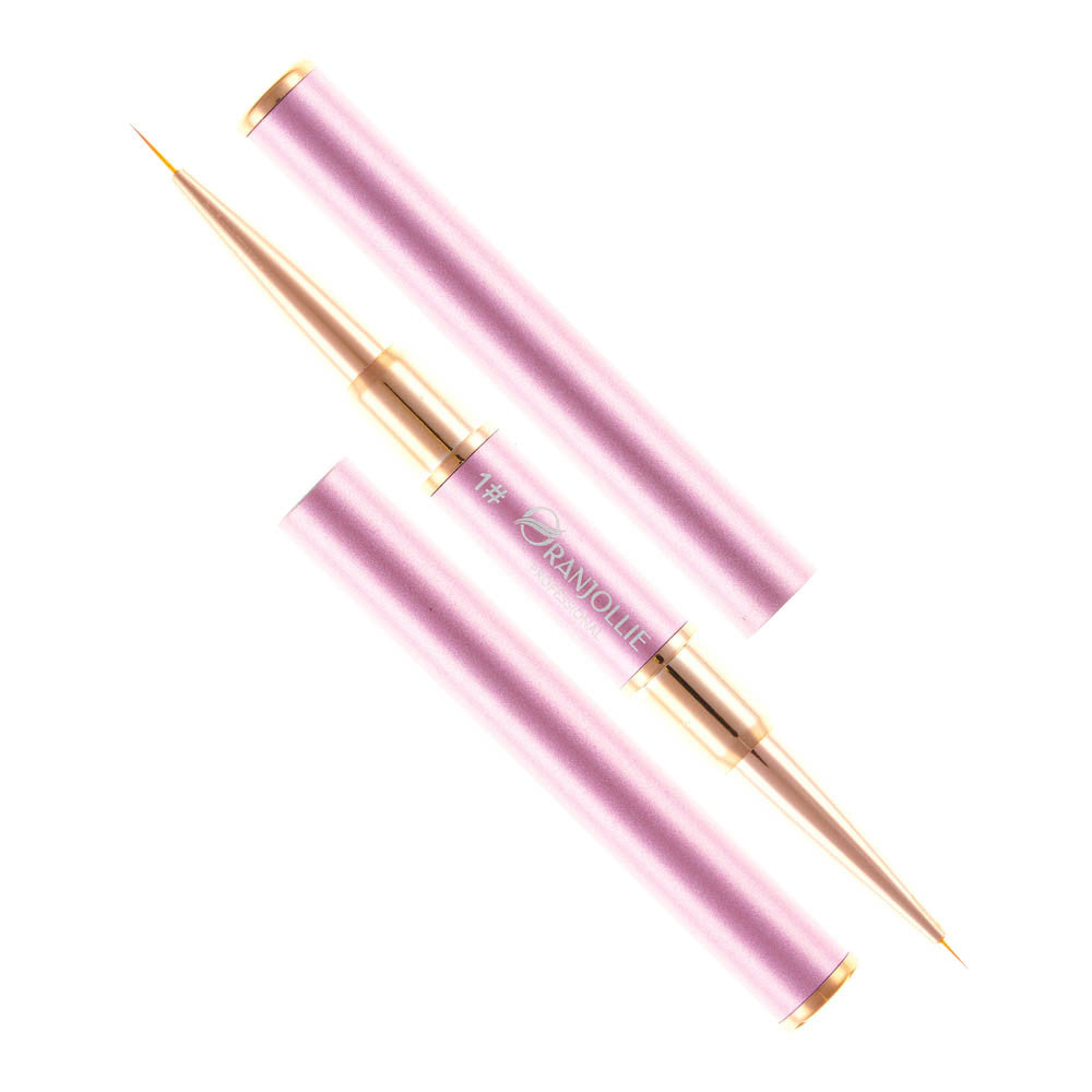 Pensula 2 capete rose gold X28-1 Oranjollie