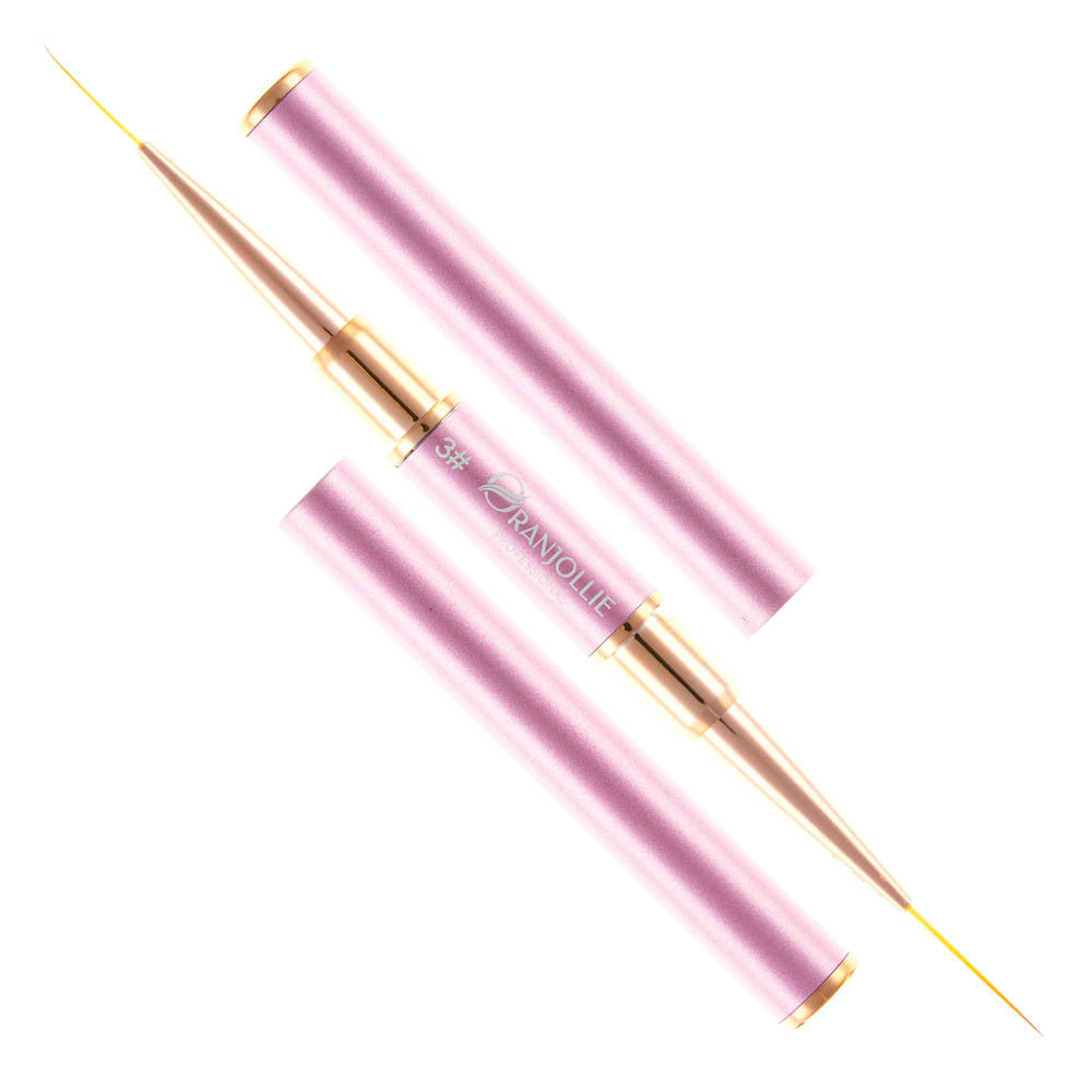 Pensula 2 capete rose gold X28-3 Oranjollie