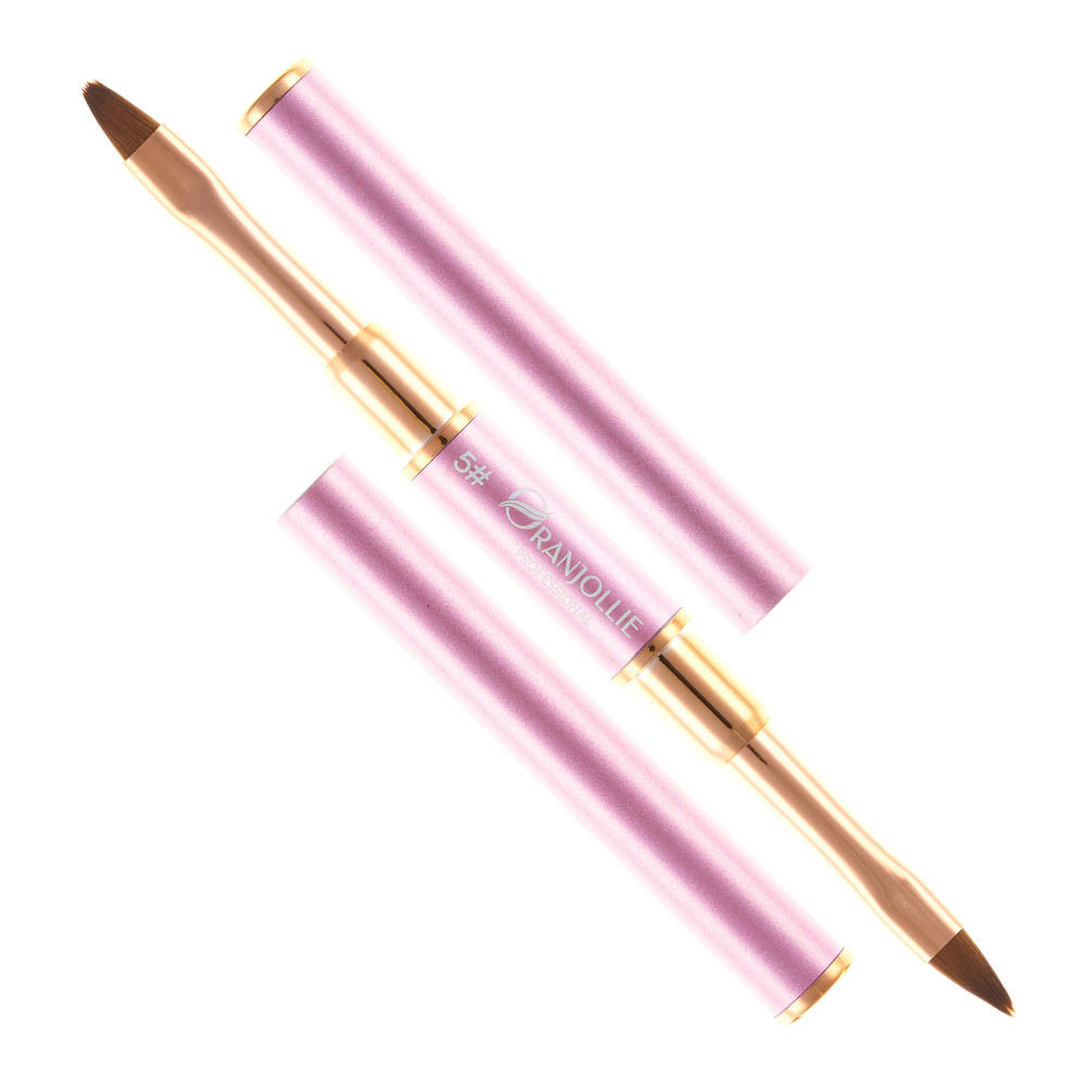 Pensula 2 capete rose gold X28-5 Oranjollie