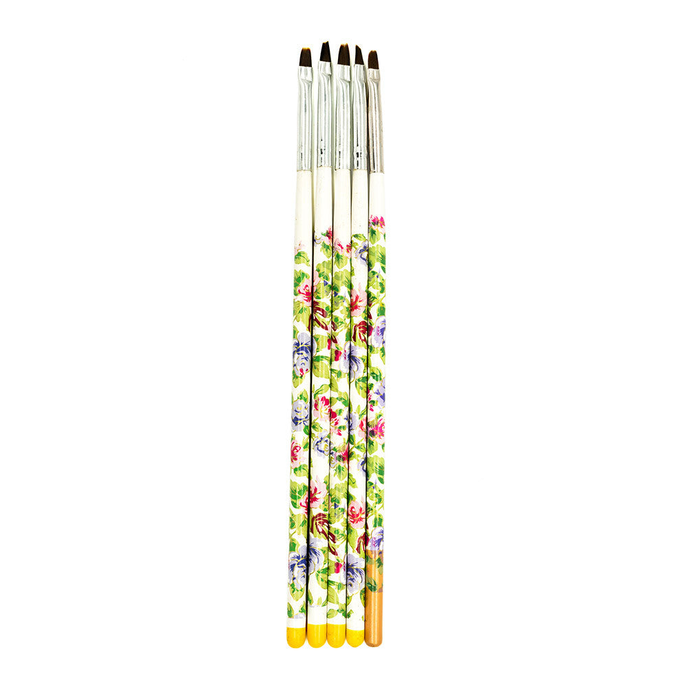 Pensule gel 5 set flori