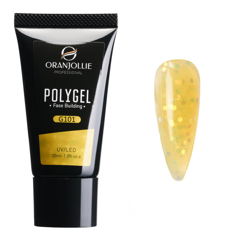 Polygel sclipici G101 Oranjollie