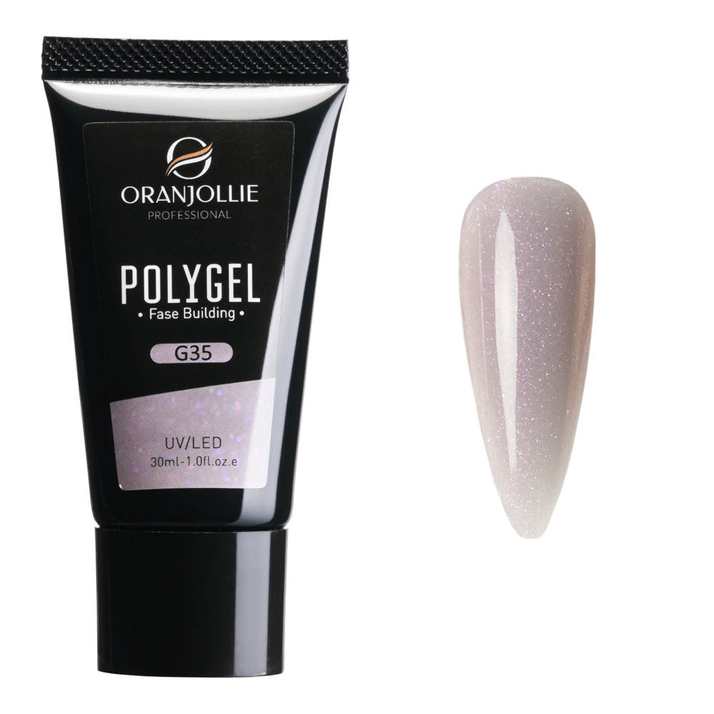 Polygel sclipici G35 Oranjollie