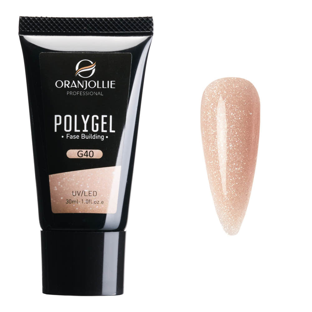 Polygel sclipici G40 Oranjollie