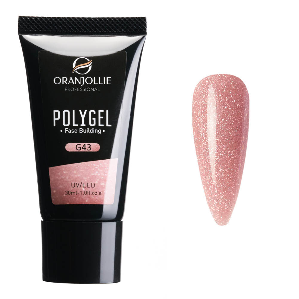 Polygel sclipici G43 Oranjollie